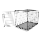 Très grande cage pliable à 1 porte pour chiens Petco, 42 L x 29 la. x 30 H po Front_Three_Fourths_Angled_Left