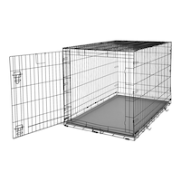 Très très grande cage pliable à 1 porte pour chiens Petco, 48 L x 30 la. x 33 H po Front_Three_Fourths_Angled_Left