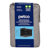 Housse de cage pour chien opaque Petco, gris, très grand Front_Elevated