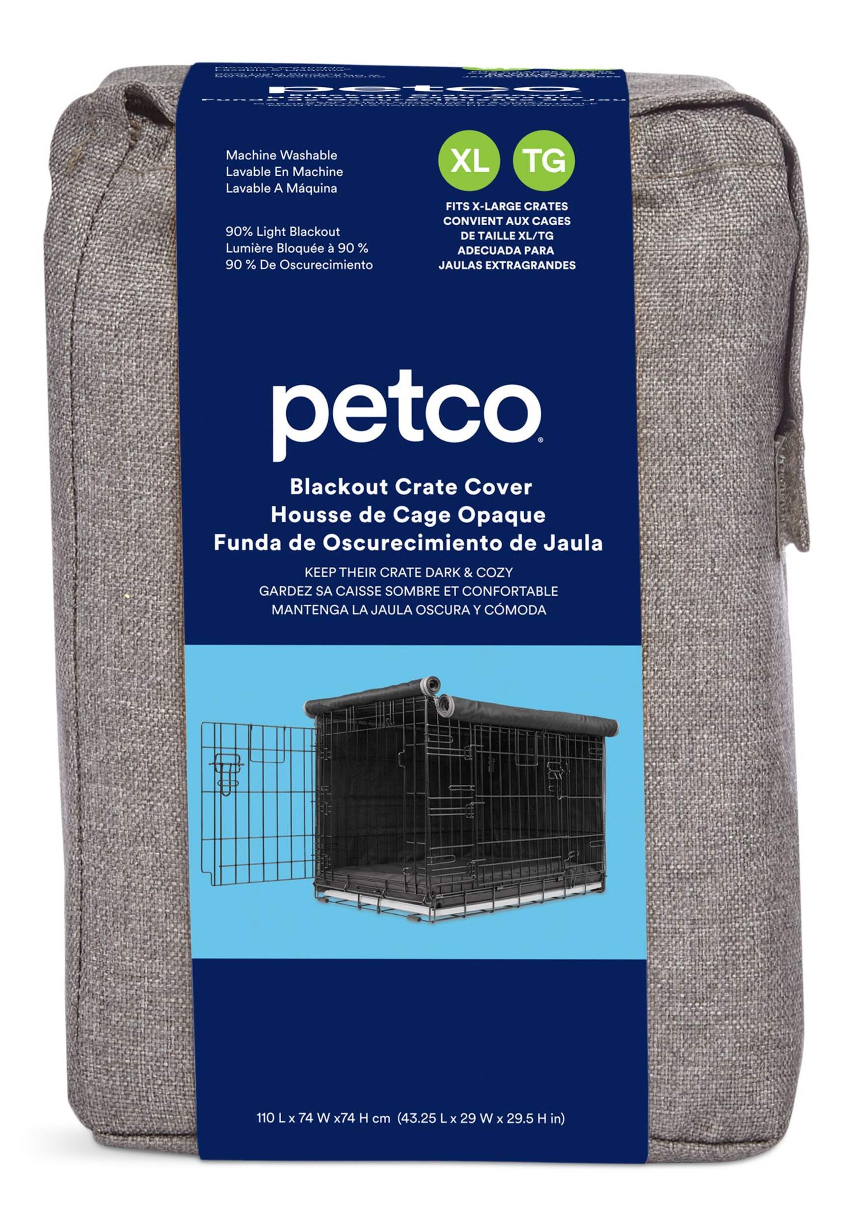 BKT CRATE CVR XL GRY