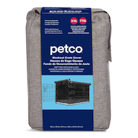 Housse de cage pour chien opaque Petco, gris, très très grand Front_Elevated
