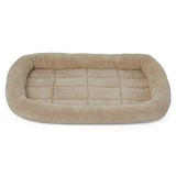 Petco Cream Crate Mat with Bolsters Overhead_Plunge