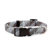 Petco Reflective Black/Orange Dog Collar, Large Overhead_Plunge