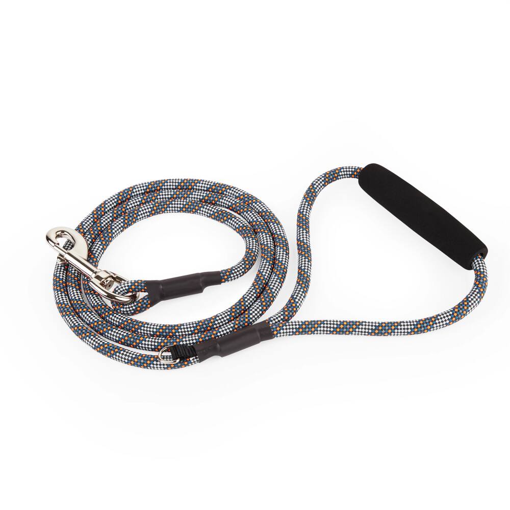 Petco Reflective Black Orange Dog Leash 5 ft