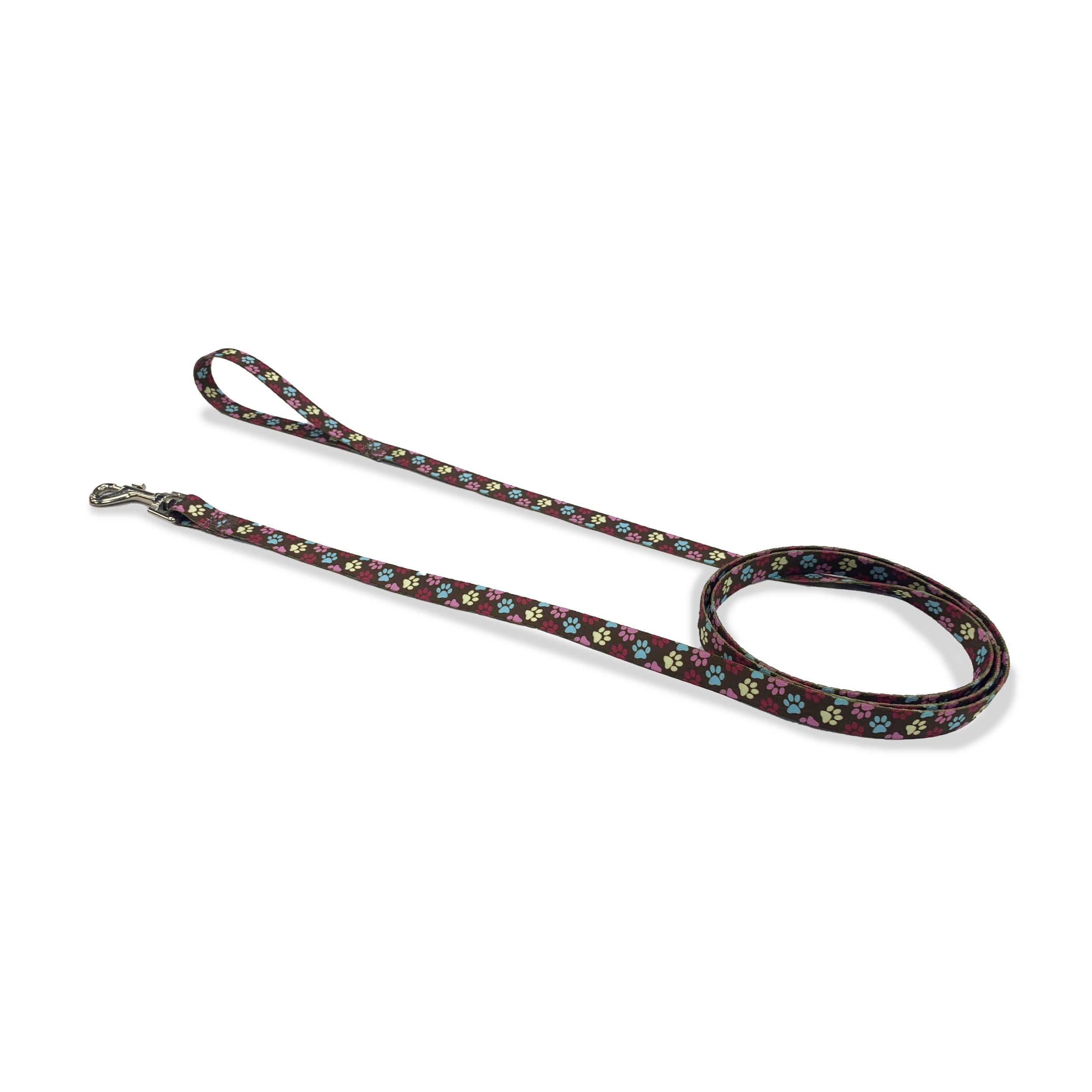 Perri s Premium High Pressure Pet Leash Pawprint 6 ft