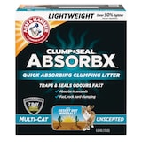 Arm & Hammer AbsorbX Lightweight Multi-Cat Clumping Cat Litter, Unscented, 6.4-kg Front_Elevated