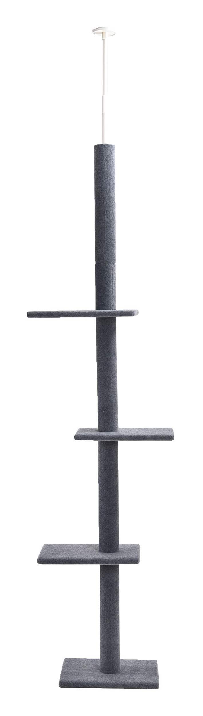 Cat Craft Three Tier Floor-to-Ceiling Cat Tree Front_Flat