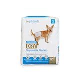 So Phresh Leak Guard Disposable Dog Diapers, Adjustable Fit, Assorted Sizes, 12-pk Front_Flat