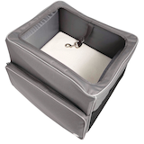 Petco Booster Dog/Pet Car Seat, Grey Overhead_Plunge