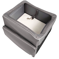 Siège d'appoint pour chien/animal de compagnie Petco, gris Overhead_Plunge