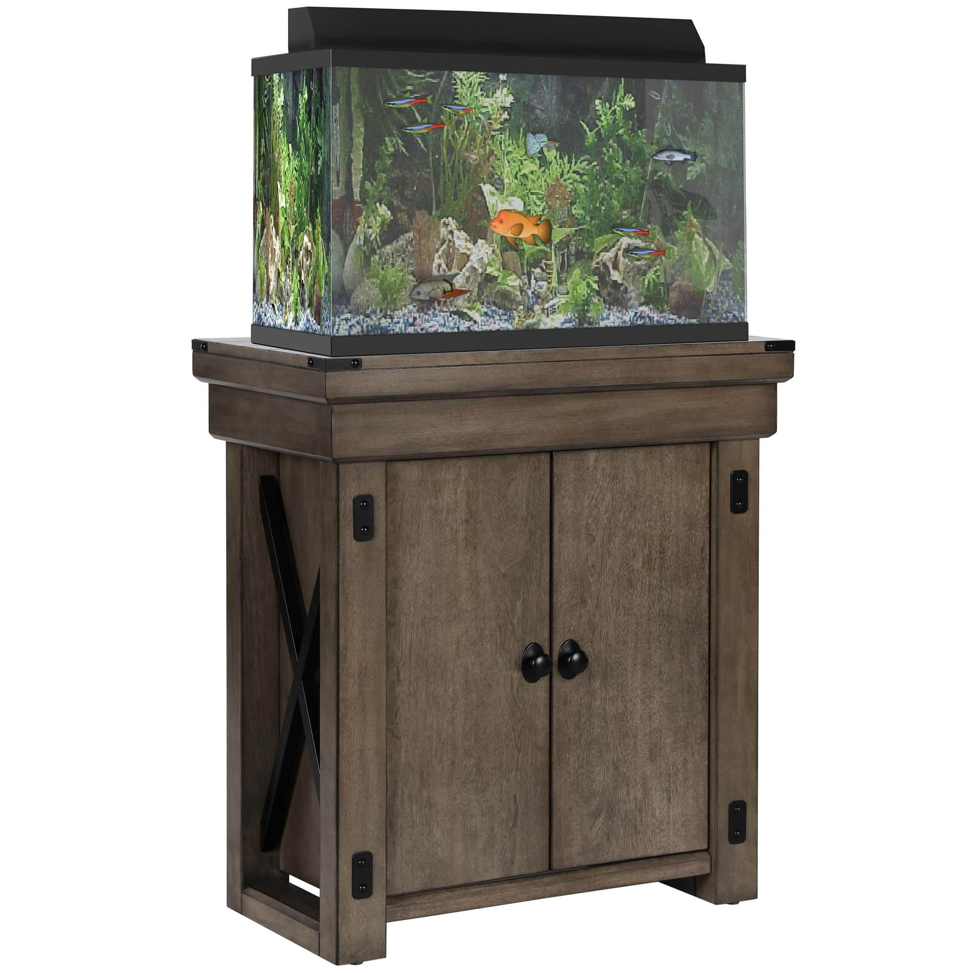 Aquarium store cabinet stand