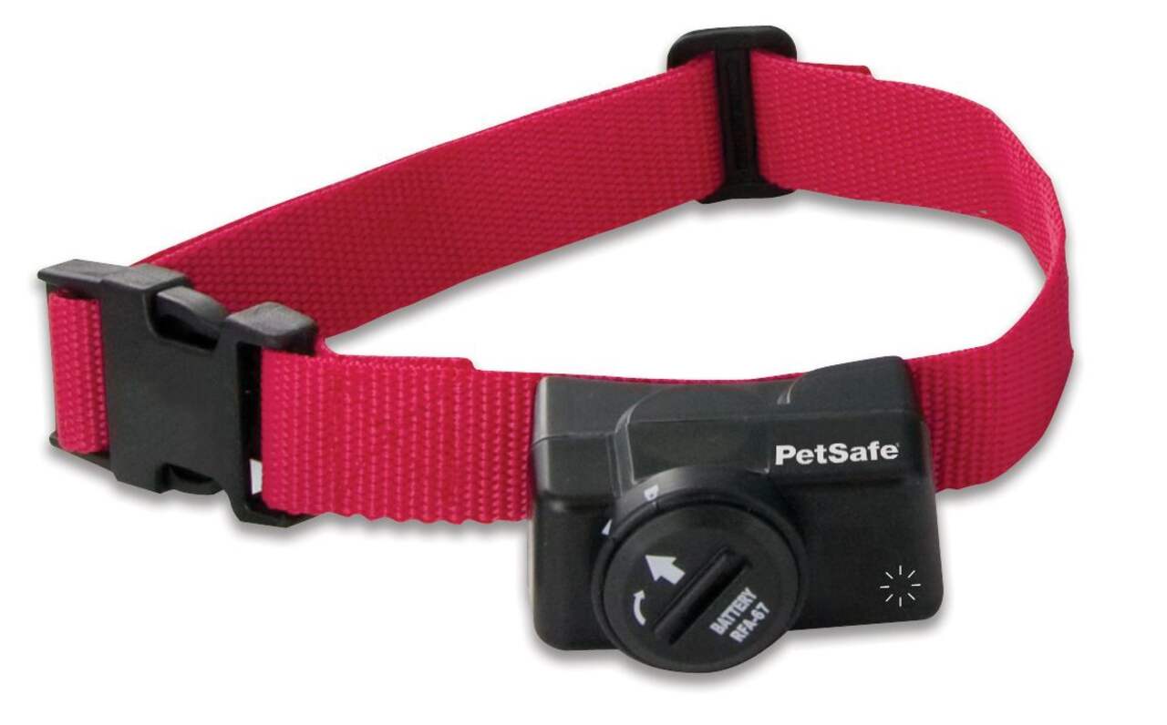PetSafe Wireless Pet Fence Containment System Receiver Collar Only for Dogs  and Cats Over 5 lb., Waterproof with Tone and Static Correction - from The