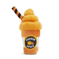 Petco Halloween Pumpkin Spice Plush Dog Toy, 9-in Front_Flat