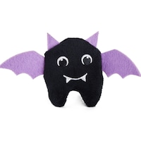 Petco Halloween Bat Plush Dog Toy, 4-in Front_Flat