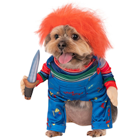Chucky Walking Pet Costume, Assorted Sizes Front_Angled_Left