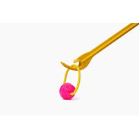 Balle à boucle pour chiens Project Hive, rose/bleu, 5 po, paq. 2 CloseUp