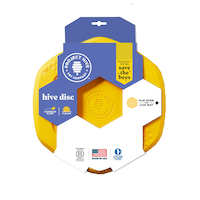 Project Hive Disc & Lick Mat Dog Toy, 9-in Front_Flat