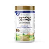 Suppléments/comprimés à mâcher tendres pour chiens NaturVet dissuasif à coprophagie et qui améliorent l'haleine, paq. 60 Front_Flat