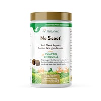 Suppléments/comprimés à mâcher tendres pour chiens NaturVet No Scoot soutient de la glande anale et citrouille, paq. 60 Front_Flat