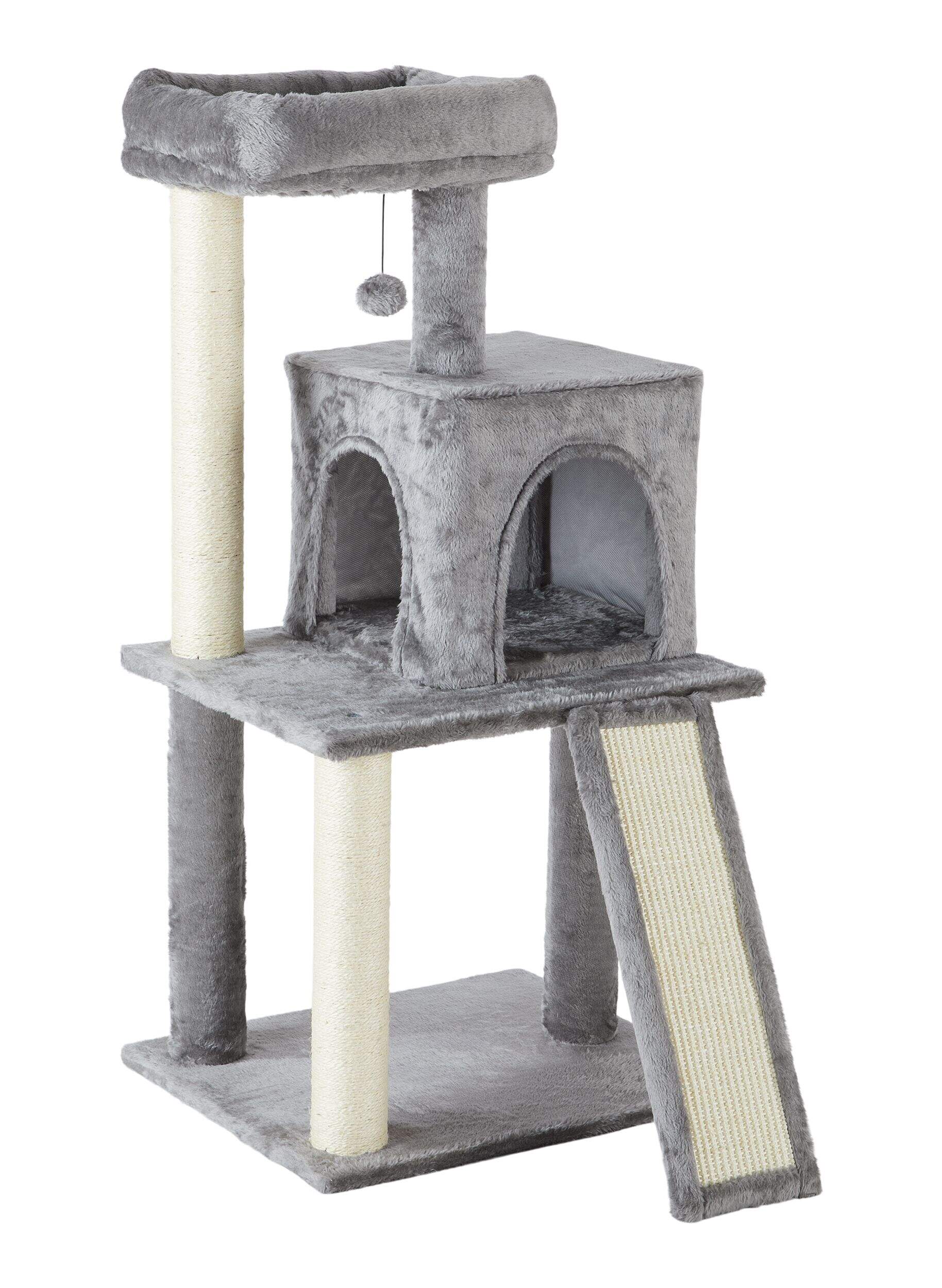 Arbre à chat Cat Craft avec condo, perchoir et griffoir, 39 po Front_Three_Fourths_Angled_Right