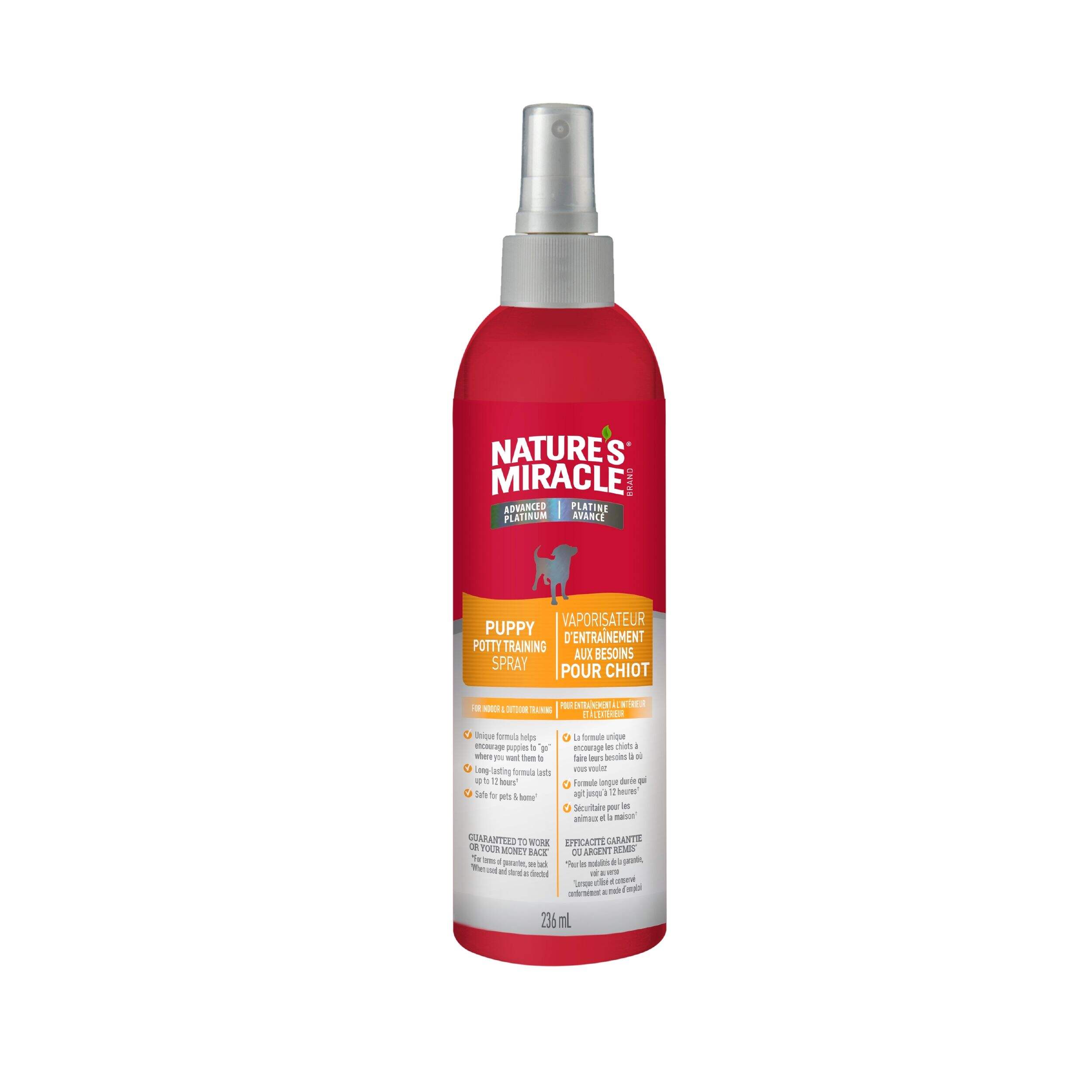 Nature's Miracle Advanced Platinum Puppy Potty Training Spray, 236-mL Front_Flat