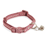 Reddy Cat Collar, Burgundy, Small/Medium Front_Elevated