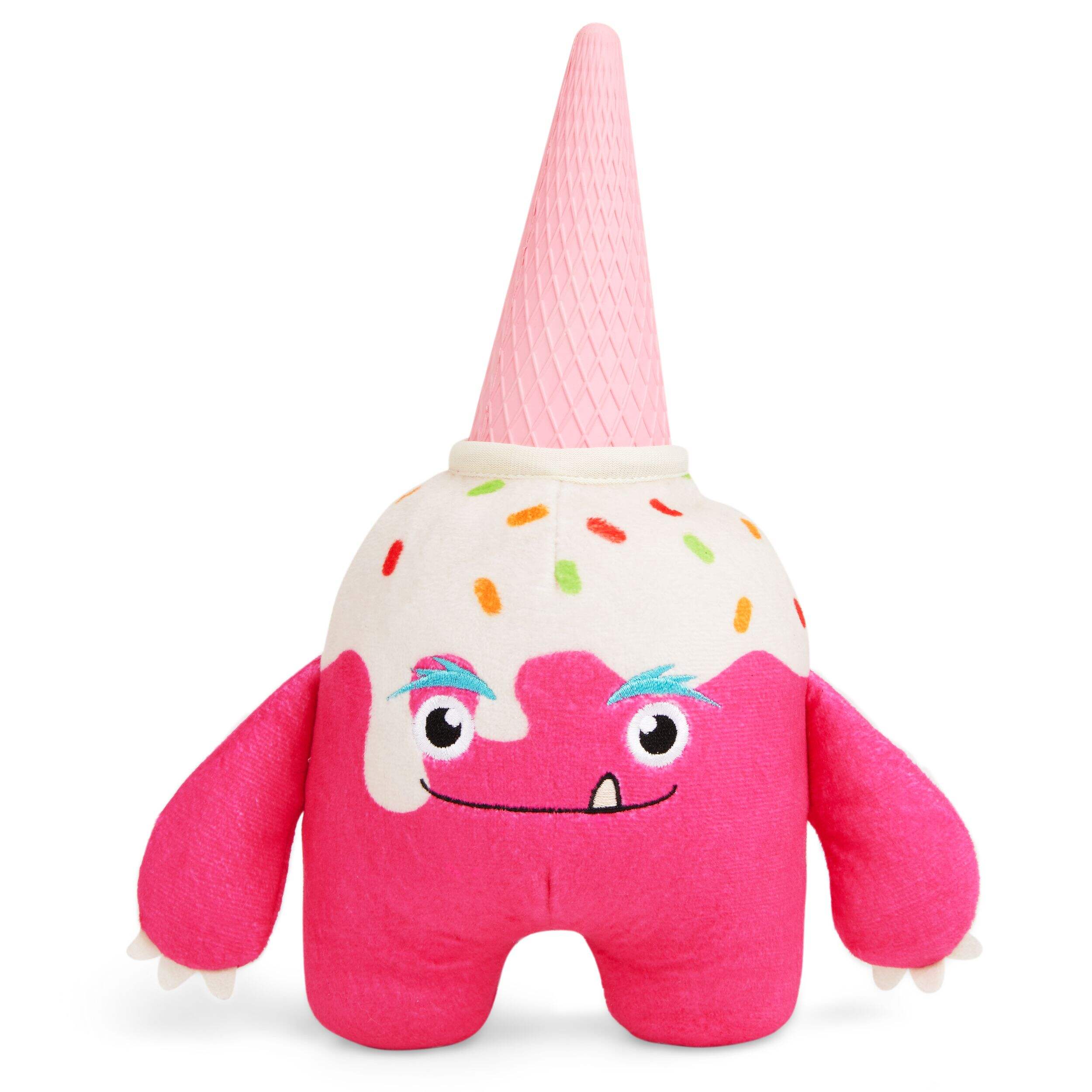 Jouet monstre à cornet de crème glacée pour chiens Petco Front_Flat