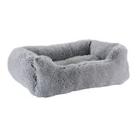 Cat Craft Plush Pet Bed, 30-in x 24-in, Grey