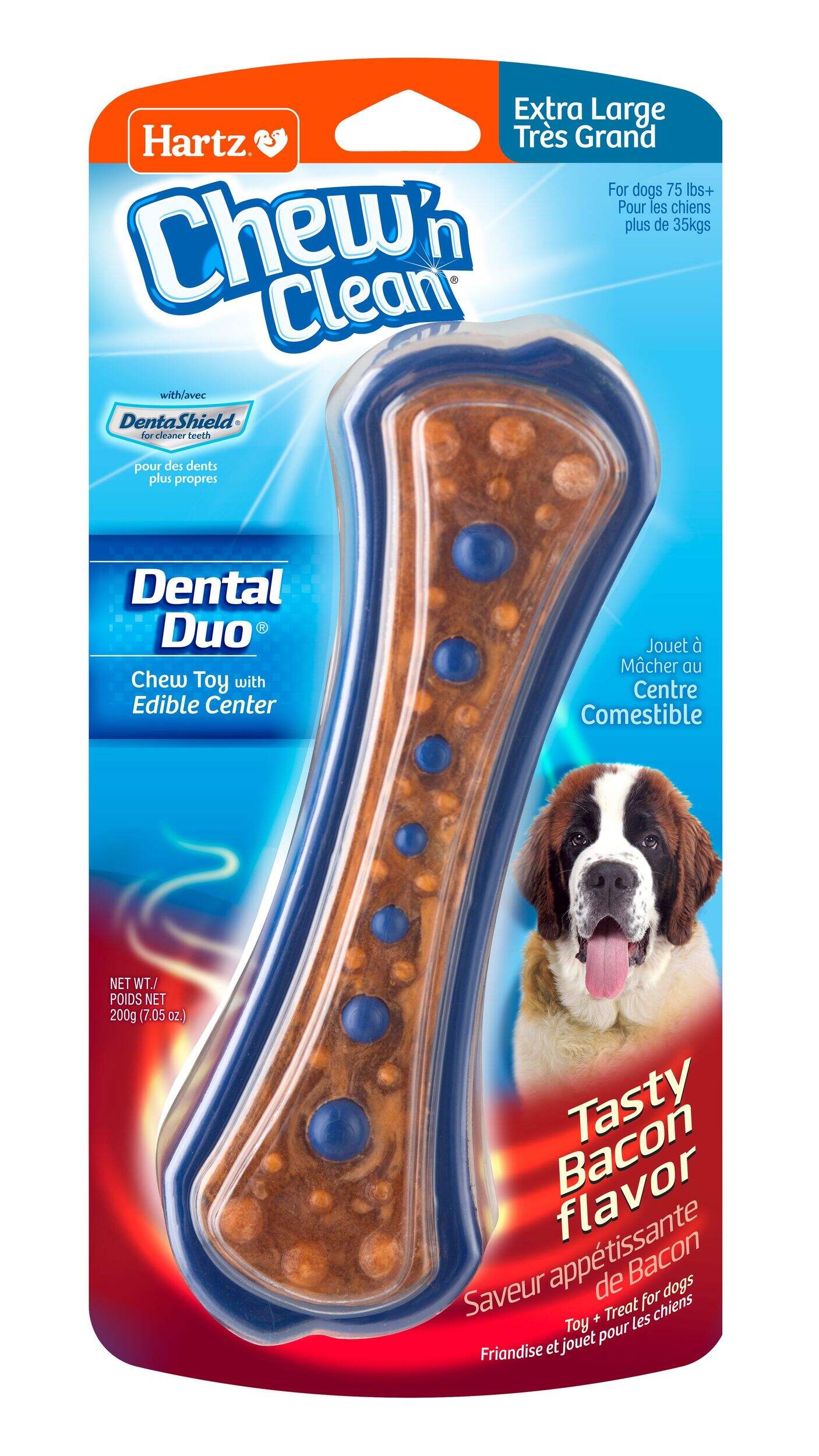 Hartz Chew 'n Clean Dental Duo, Extra Large Front_Flat