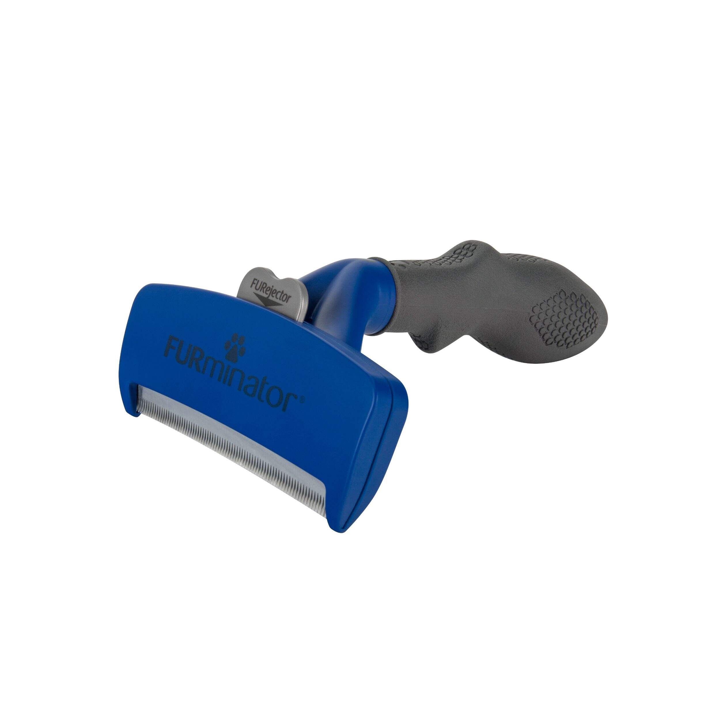 FURminator Short Hair DeShedding Tool for Dogs, Large Front_Three_Fourths_Angled_Left