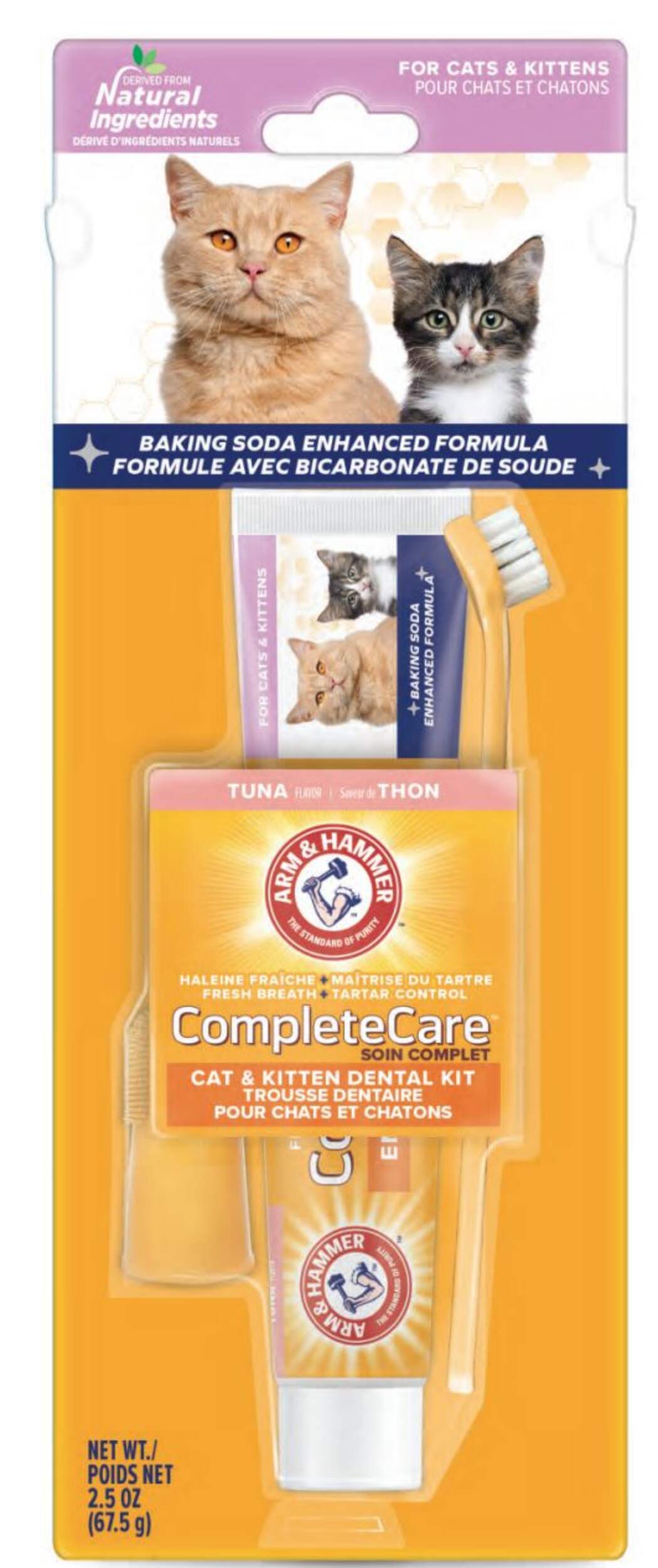 Arm & Hammer Complete Care Cat & Kitten Dental Kit Front_Flat