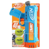 NERF Dog Blaster with 2 Non-Squeak Tennis Balls, 12-in Front_Flat