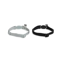 Petco Black & Grey Cat Collar, S/M, 2-pk