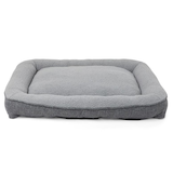 Petco Rectangular Plush Bolster Pet Bed for X-Large Dogs, 48-in x 36-in Front_Elevated