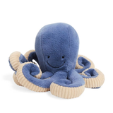 Petco Octopus Plush Squeaker Dog Toy, Blue, 12-in Front_Flat