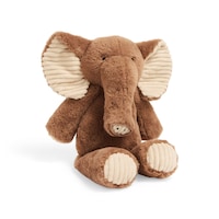 Petco Elephant Plush Squeaker Dog Toy, Brown, 8-in Front_Angled_Right