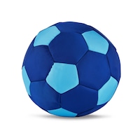 Petco Soccer Ball Squeaker Dog Toy, Blue, 10-in Front_Angled_Left
