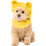 Costume d'Halloween avec serre-tête pour animal de compagnie, Winnie l'ourson de Disney, jaune, choix de tailles Front_Angled_Left