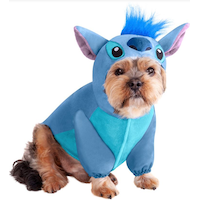 Disney Lilo & Stitch Hoodie Halloween Pet Costume, Blue, Assorted Sizes