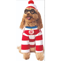 Where's Waldo Halloween Pet Costume, Multi-Colour, Assorted Sizes