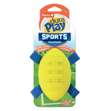 Hartz Dura Play Football Dog Toy with Squeaker, 4.8-in Front_Flat