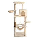 Cat Craft 2-in-1 Cat Tower & Scratcher, 63-in Front_Angled_Right