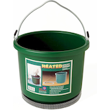 60W Plastic Heated Bucket with Anti-Chew Protection, 2-Gal Front_Elevated