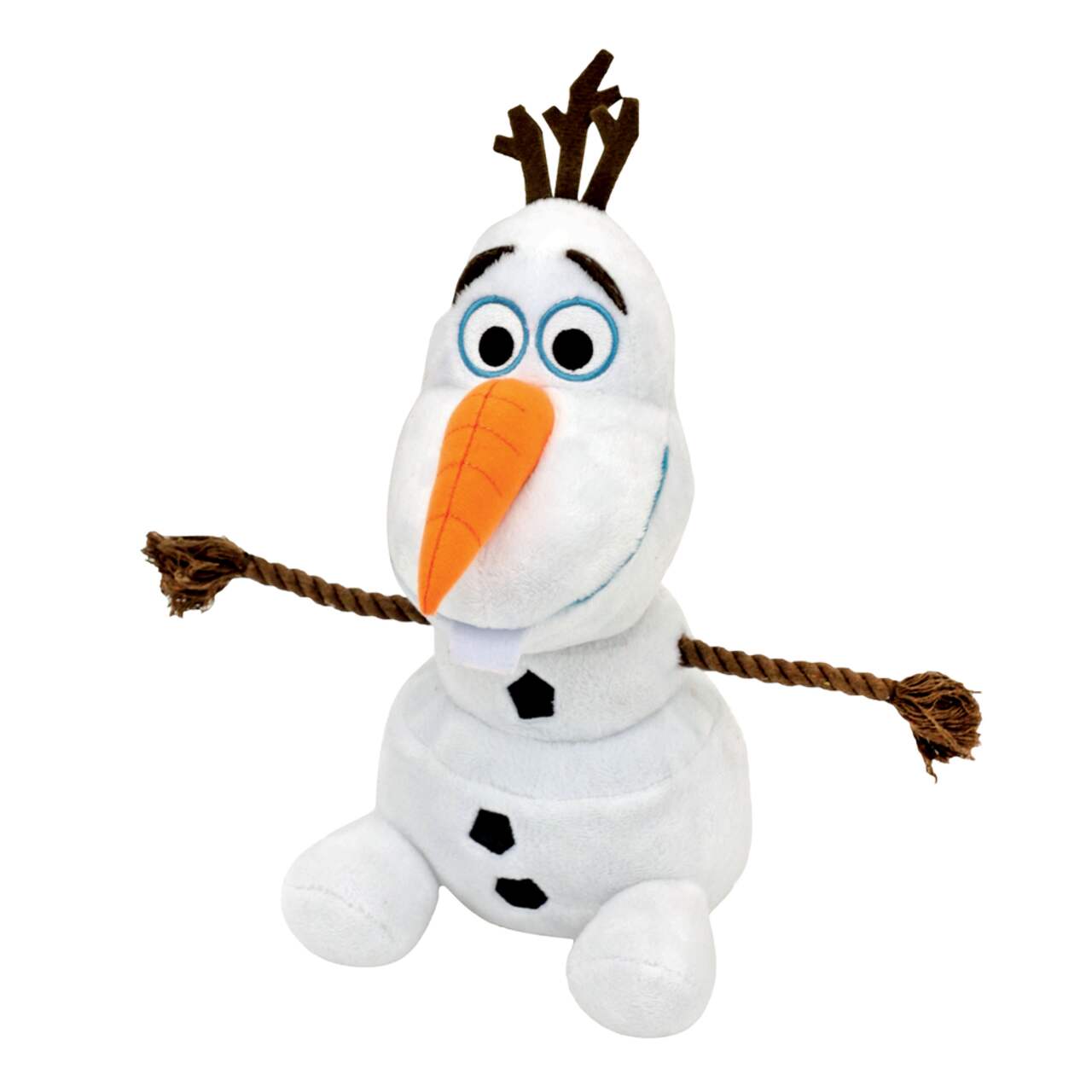 Olaf en Père Noël avec du rouleau de papier toilette