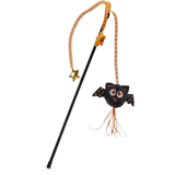 Jouet aguichant et baguette d'Halloween pour chats Petco, chauve-souris d'Halloween Front_Flat
