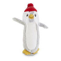 Petco Holiday Owl Stick Soft Plush Squeaky Dog Toy, 9-in Front_Flat