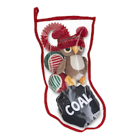 Petco Holiday Tails Naughty List Stocking Squeaky Doy Toys Gift Set, 5-pk Front_Flat