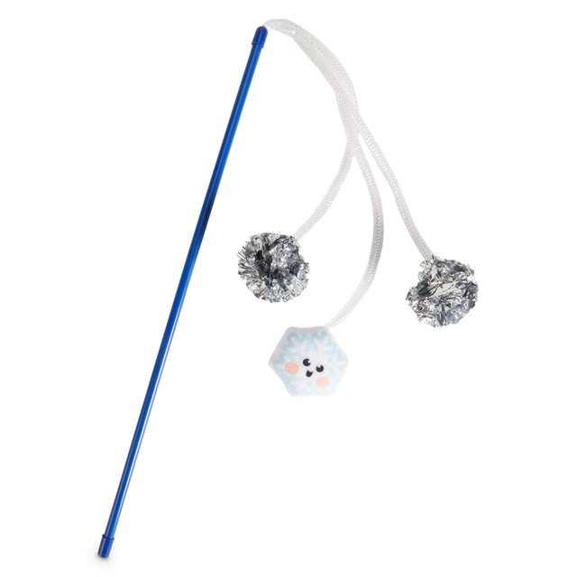 Petco Holiday Snow Teaser and Wand Cat Toy with 3 Arms Canadian Tire