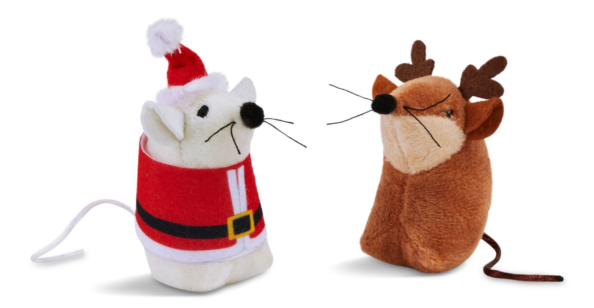 Petco Holiday Santa Mice Cat Toy, 2pk Canadian Tire