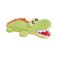 Petco Shark or Gator Soft Plush Squeaky Dog Toy, Assorted Colours, 18-in Front_Three_Fourths_Angled_Right